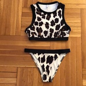 Solid & Striped Leopard Stacey Top & Bottom